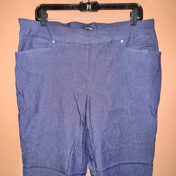 Hilary Radley Blue Leggings - Picture 7 of 8